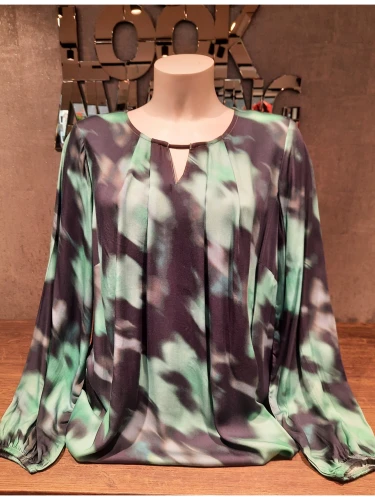 ZHENZI VERA BLOUSE SHIRT GROEN