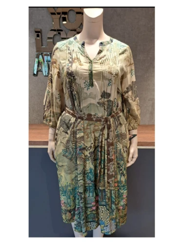 ESCAPE BY ORIENTIQUE PETROPOLIS DRESS PLEATED