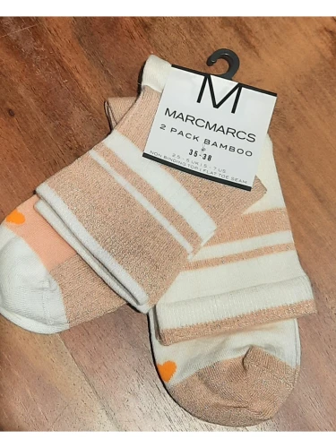 MARCMARCS SHORTSOCKS VENNA 2 PACK - goud - 35-38