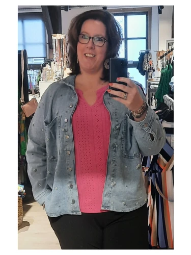 ONLY CARMAKOMA CARCASSIE JEANSJASJE/BLOUSE