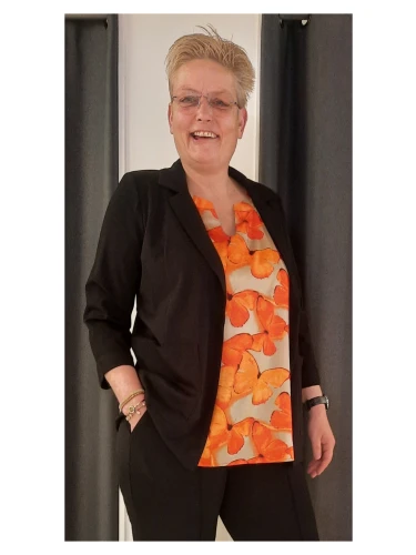 EXXCELLENT DELFINA BLAZER ZWART