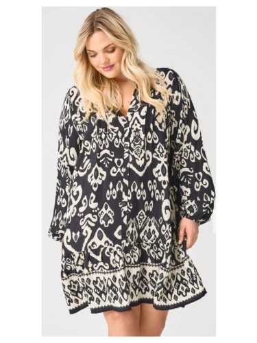 ONLY CARMAKOMA CARAJA JURK PRINT