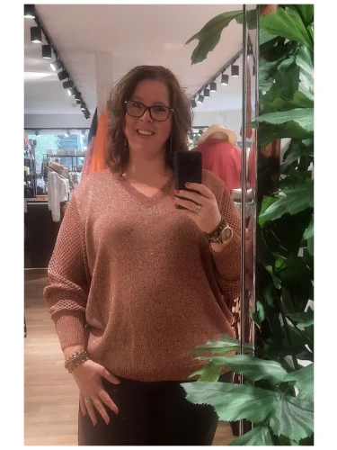 FAYENNE KNIT PULLOVER BURNT HENNA