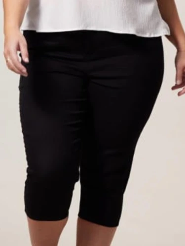 ZHENZI STEP FIT ZWART 3/4 BROEK