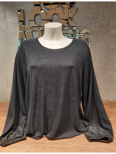 EXXCELLENT TOBY BLOUSE ZWART