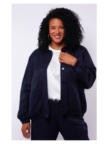 EXXCELENT WYNNE JACKET DARK SAPPHIRE