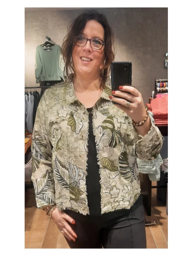 ORIENTIQUE LIMA OLIVE JACKET