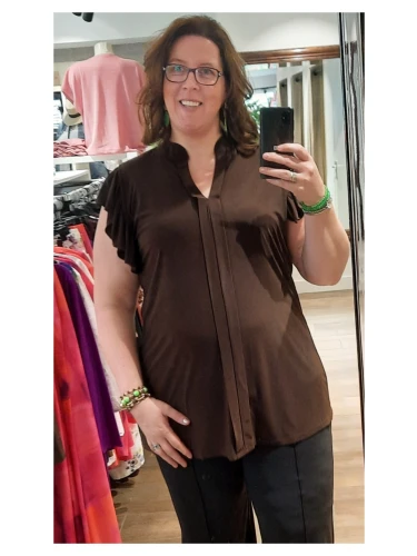 Tuniek 2305 effen bruin of zwart