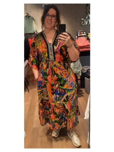 ORIENTIQUE TORGUA DRESS MAXI