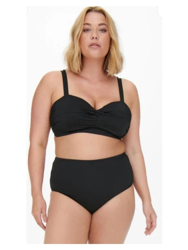 ONLY CARMAKOMA CARSOPHIA BIKINI TOP ZWART