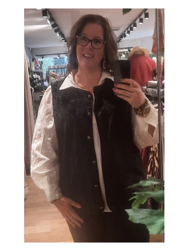 ARESSA GILET BLACK