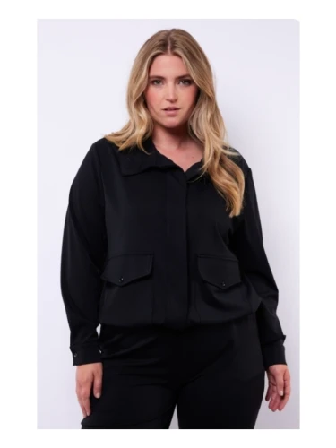 EXXCELLENT ALICIA JACKET BLACK