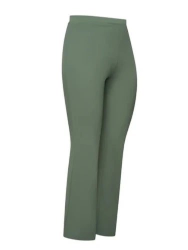 PLUS BASICS PANTS FLAIR KLEUR LINDE