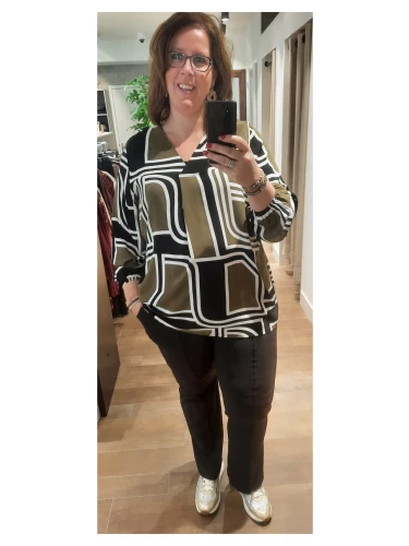 WASABI NATALIE 2 BLOUSE SHIRT PRINT