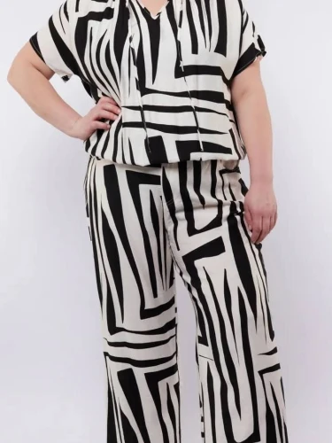 EXXCELLENT PEPA BROEK PRINT