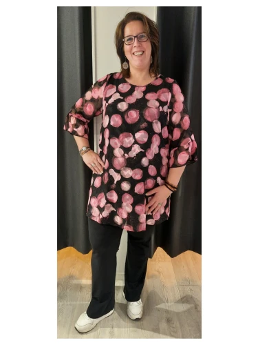 STUDIO SHEDDA DRESS PRINT ROZE