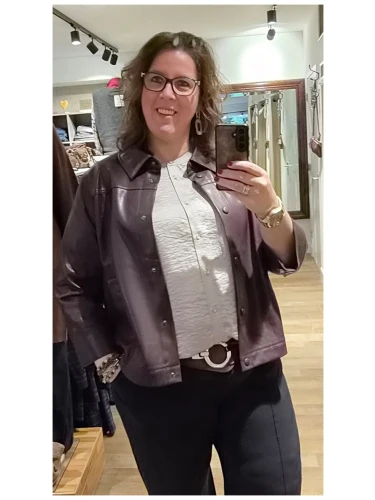 KCARENSA JACKET kleur aubergine