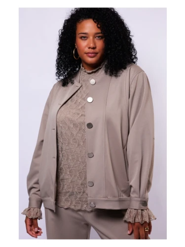 EXXCELLENT ISOLDE JACKET MOON ROCK