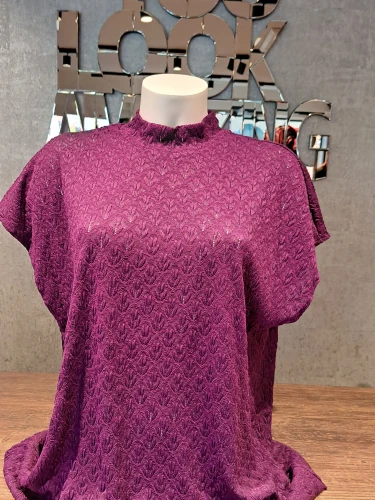 ONLY CARMAKOMA CARAUBREY CAPSLEEVE BLOUSE