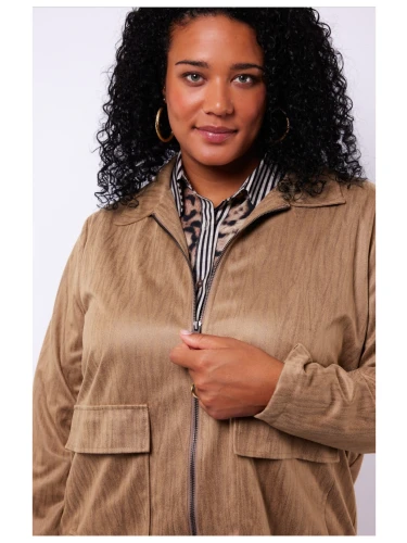 EXXCELLENT TESS JACKET KHAKI