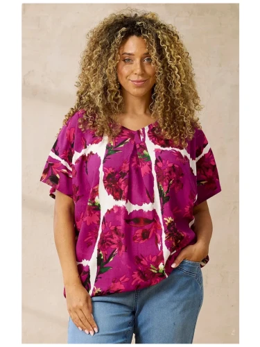 ZHENZI ELISA BLOUSE PRINT