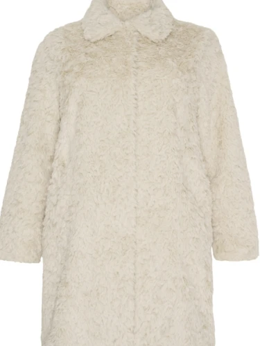 NO.1 BY OX FAKE FUR COAT CREME