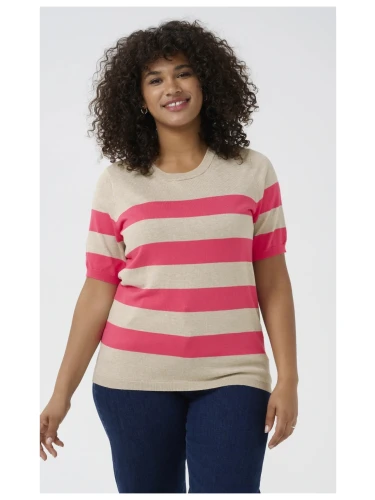KAFFE CURVE KCLIZZY STRIPED PULLOVER
