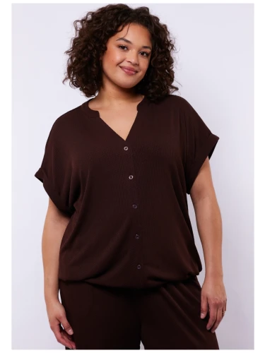 COSETTE BLOUSE BRUIN