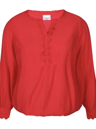 ZHENZI ORRA BLOUSE ROOD