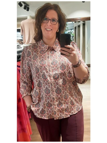 NO 1 BY OX SHIRT W 3/4 PUFF SLEEVES