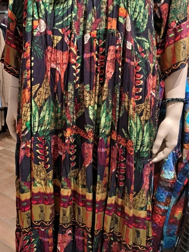 ESCAPE BY ORIENTIQUE AMAZONIA DRESS MAXI PRINT