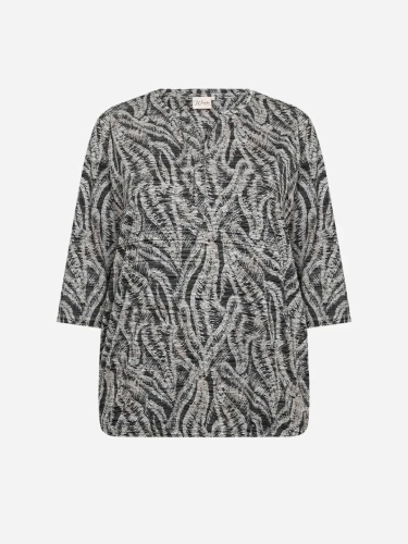 WASABI SARINA TOP PRINT 3/4 MOUW
