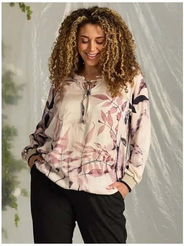 ZHENZI ANGEL BLOUSE PRINT